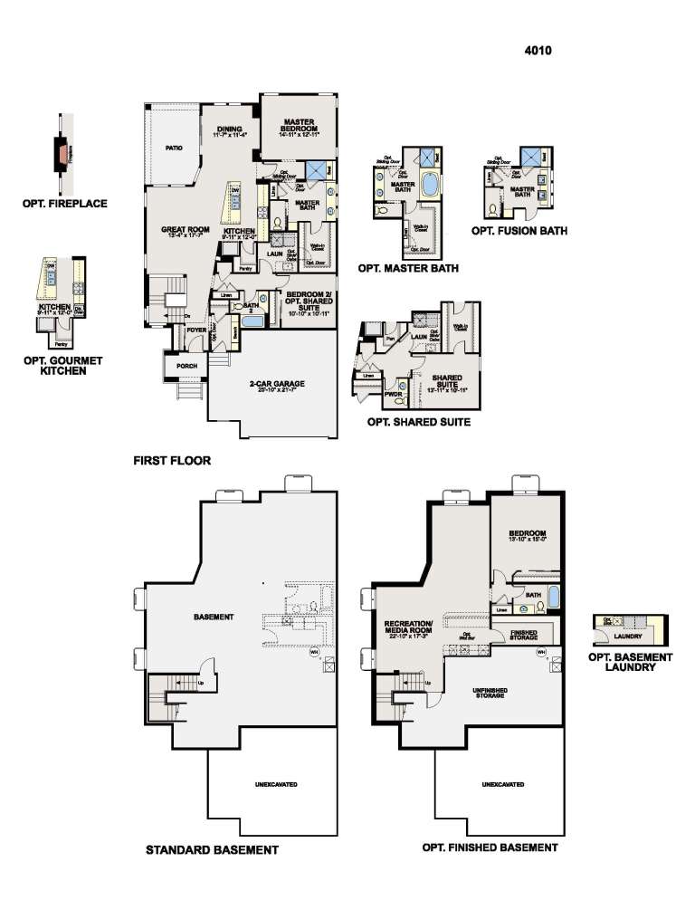 Castle Rock Floor Plan Pulte