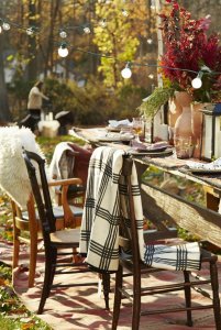 Fall patio